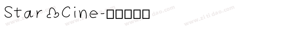 Star Cine字体转换